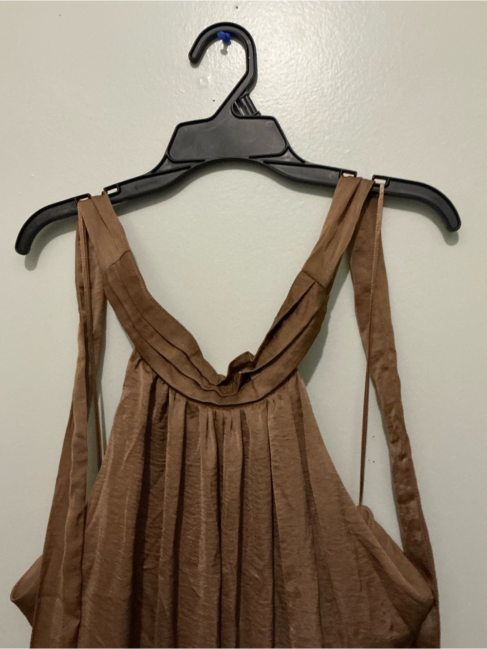 Fashion Nova Brown Backless Sleeveless Dress